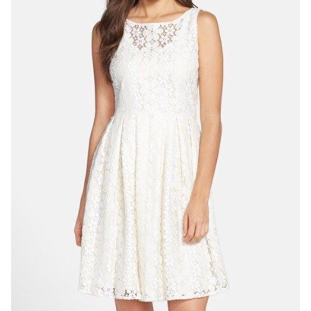 Taylor Fit & Flare Lace Dress